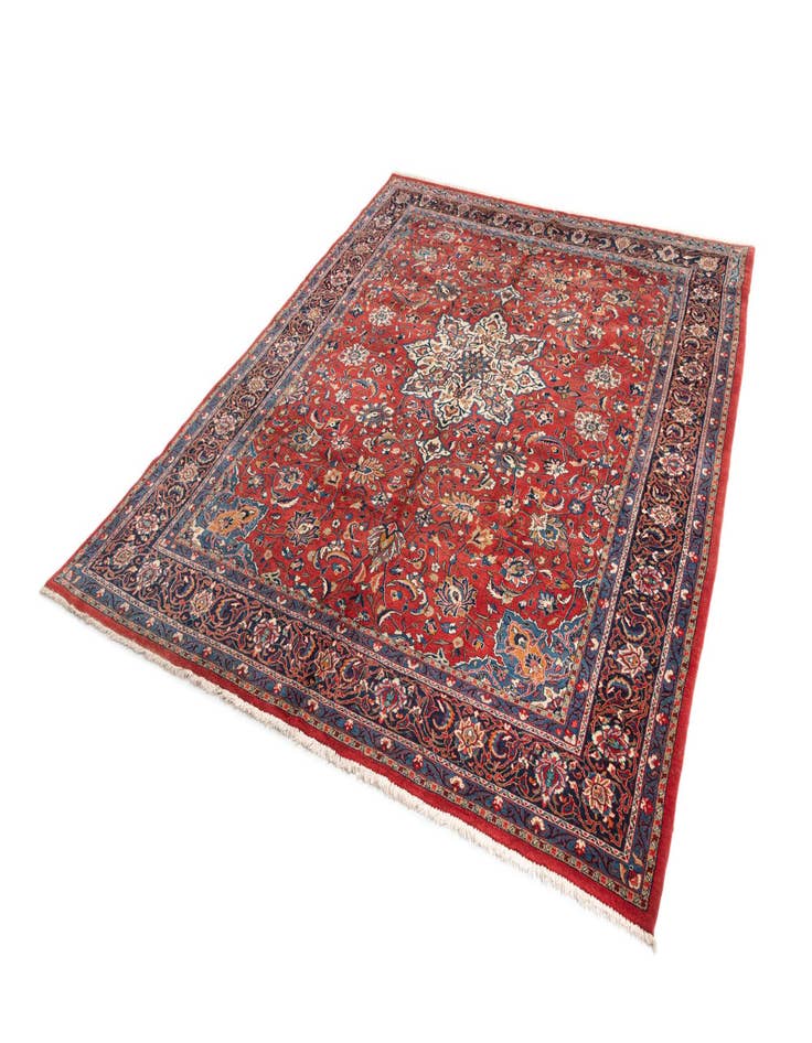 Detail image of  8' 2 x 10' Kashan Wool Rug