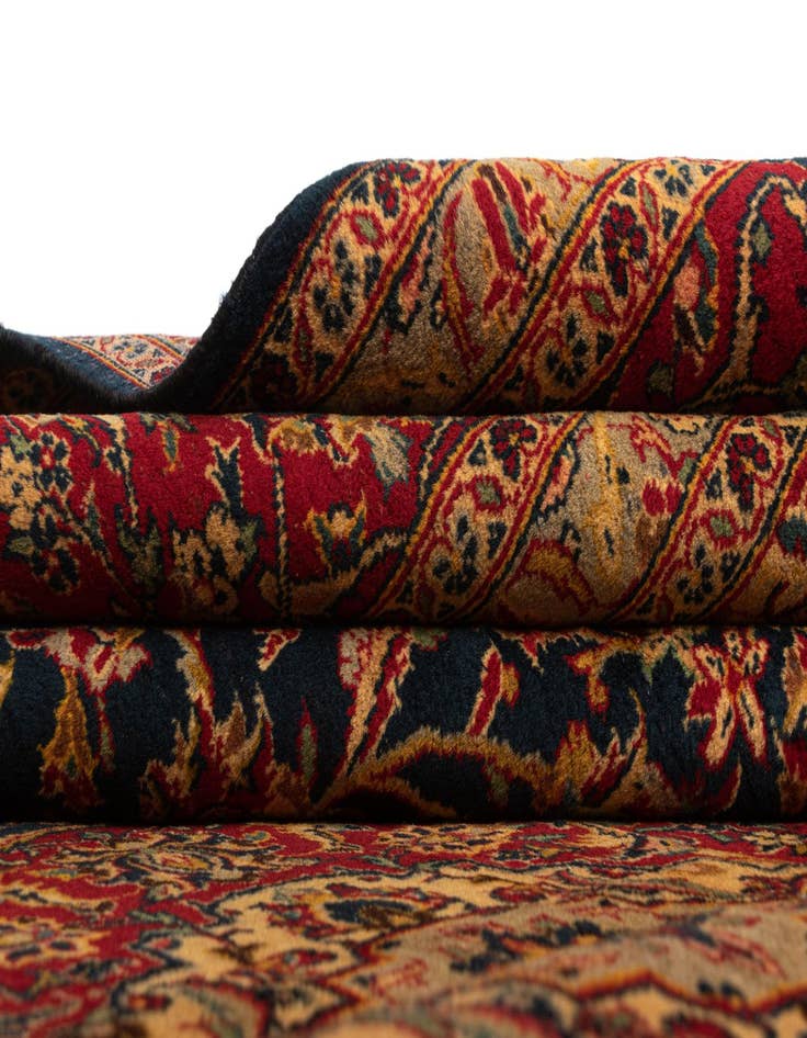 Detail image of  9' 9 x 12' 8 Kashan Wool Rug