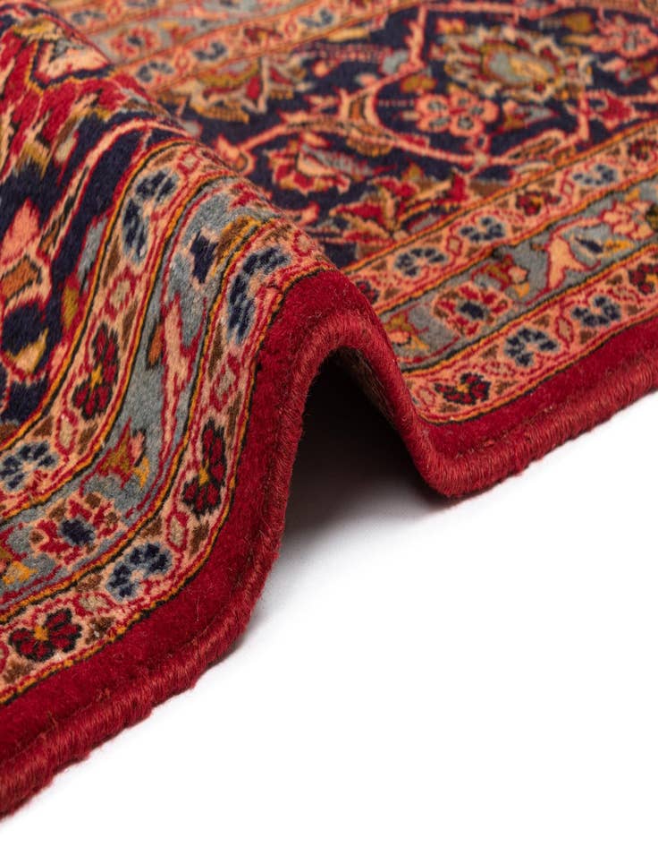 Detail image of  9' 8 x 13' 11 Kashan Wool Rug