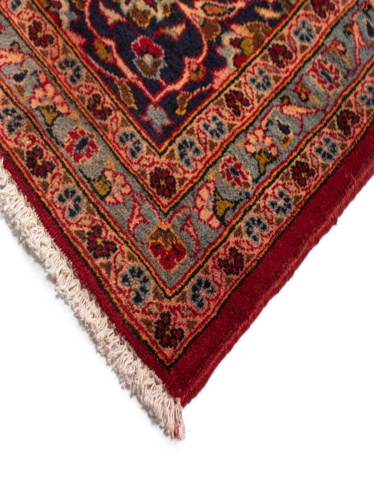 Detail image of  9' 8 x 13' 11 Kashan Wool Rug