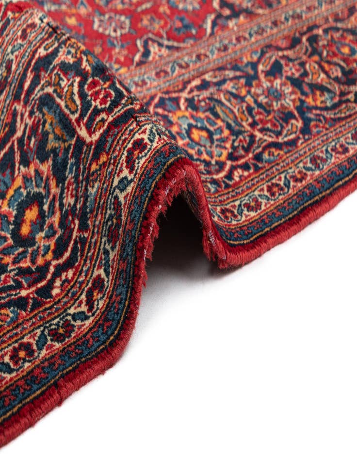 Detail image of  4' 8 x 6' 9 Kashan Wool Rug