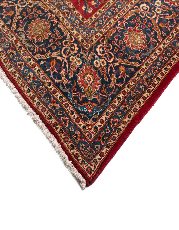 Detail image of  9' 8 x 13' 5 Kashan Wool Rug