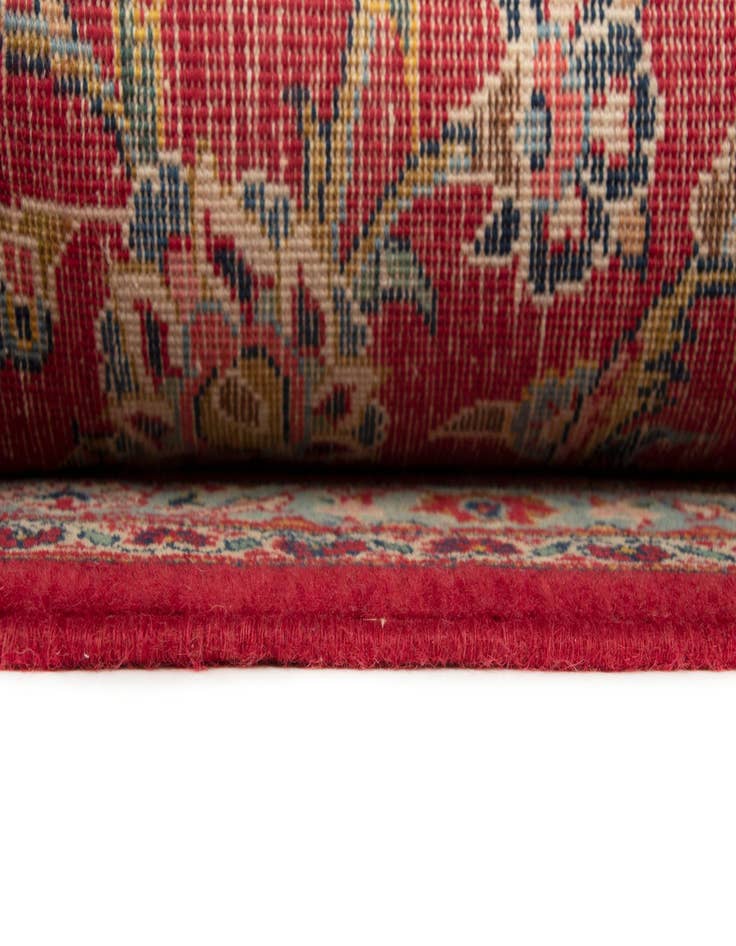 Detail image of  7' 9 x 11'  Hand Knotted Kashan Persian Wool Rug