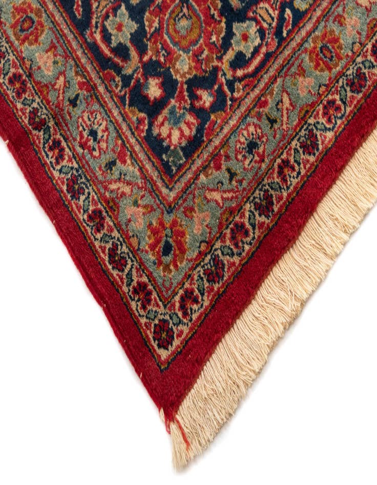 Detail image of  7' 9 x 11'  Hand Knotted Kashan Persian Wool Rug