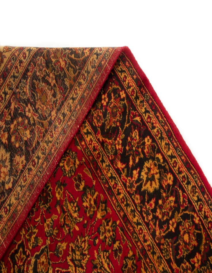 Detail image of  7' 10 x 11' 2  Hand Knotted Kashan Persian Wool Rug