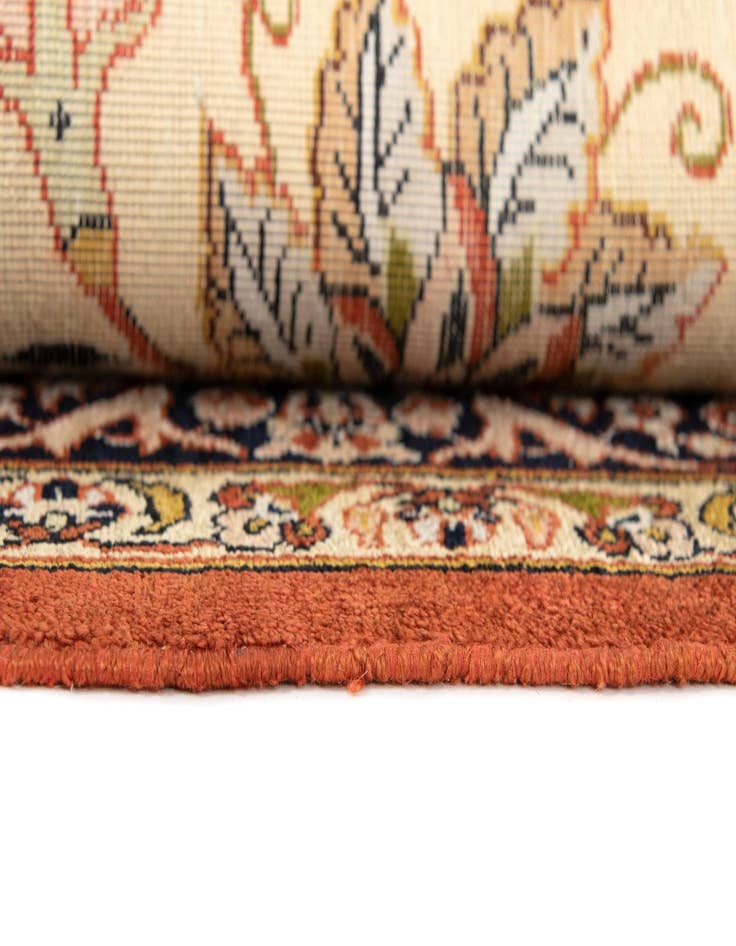 Detail image of  8' 6 x 11' 7  Hand Knotted Kashan Persian Rug