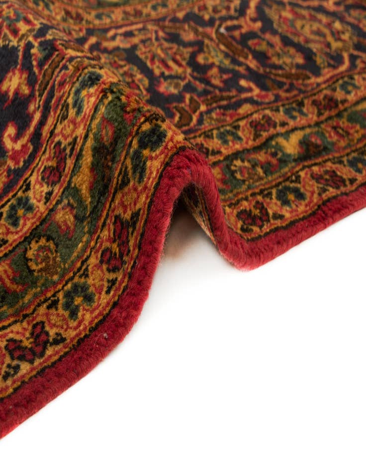 Detail image of  8' 1 x 11' 11  Hand Knotted Kashan Persian Wool Rug