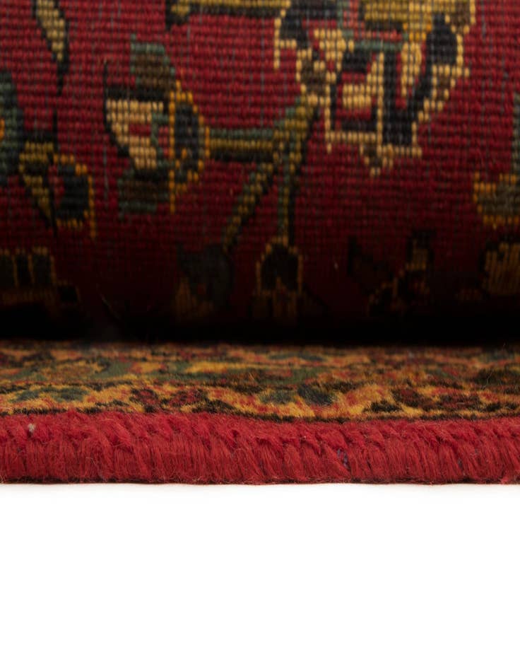 Detail image of  8' 1 x 11' 11  Hand Knotted Kashan Persian Wool Rug