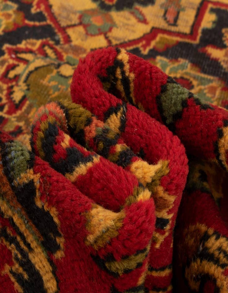 Detail image of  8' 2 x 11' 3  Hand Knotted Kashan Persian Wool Rug