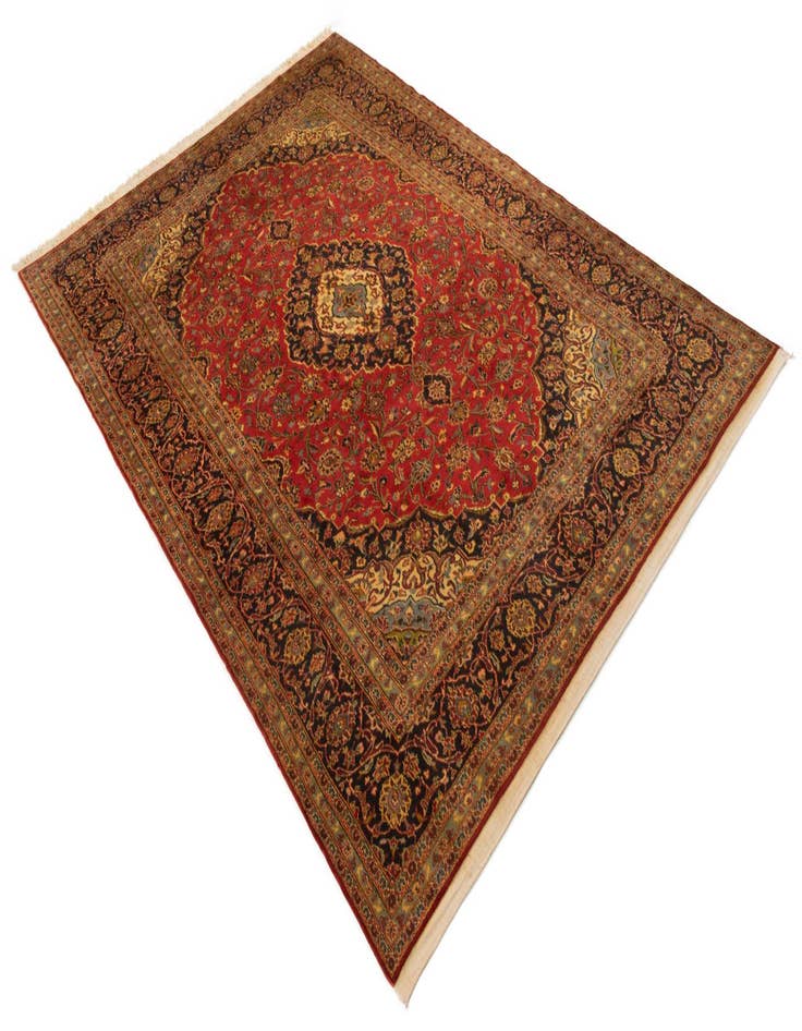 Detail image of  8' 2 x 11' 6 Kashan Wool Rug