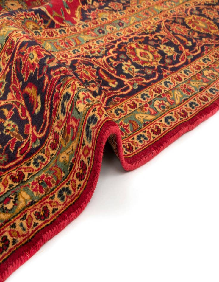 Detail image of  8' 2 x 11' 1  Hand Knotted Kashan Persian Wool Rug