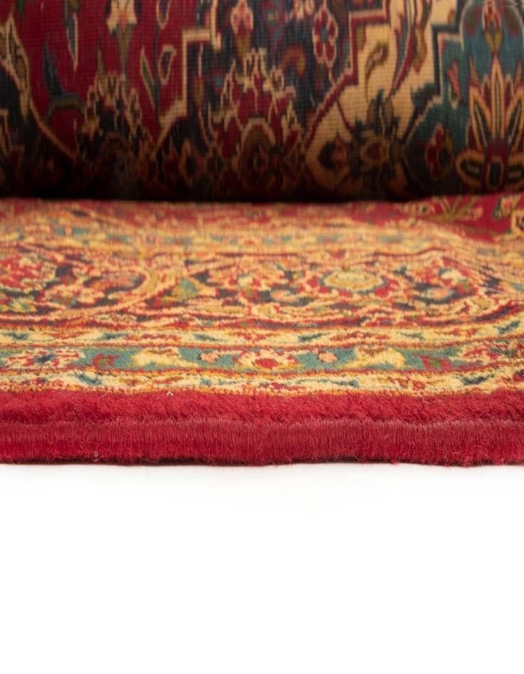 Detail image of  7' 10 x 11' 8  Hand Knotted Kashan Persian Wool Rug