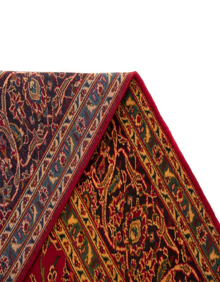 Detail image of  7' 10 x 11' 8  Hand Knotted Kashan Persian Wool Rug