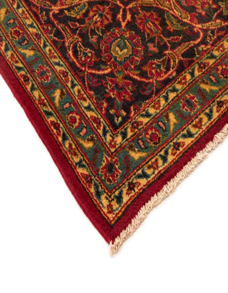 Detail image of  7' 10 x 11' 8  Hand Knotted Kashan Persian Wool Rug