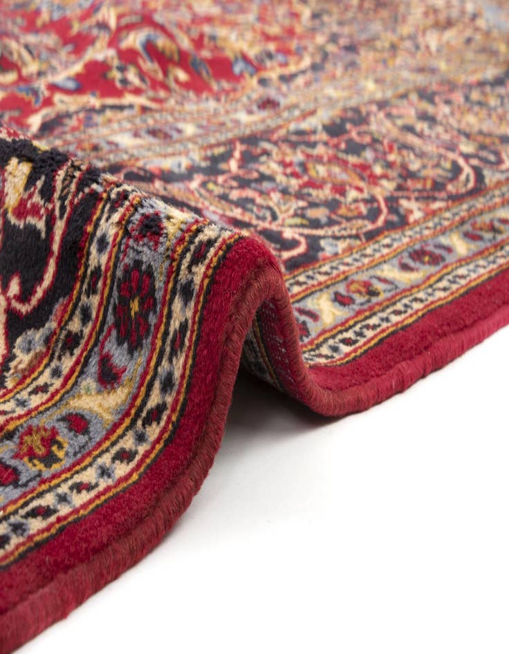 Detail image of  8' 9 x 13'  Hand Knotted Kashan Persian Wool Rug