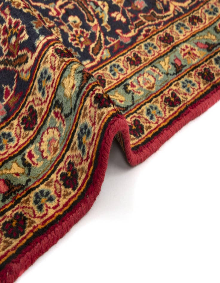 Detail image of  9' 4 x 13' 5  Hand Knotted Kashan Persian Wool Rug