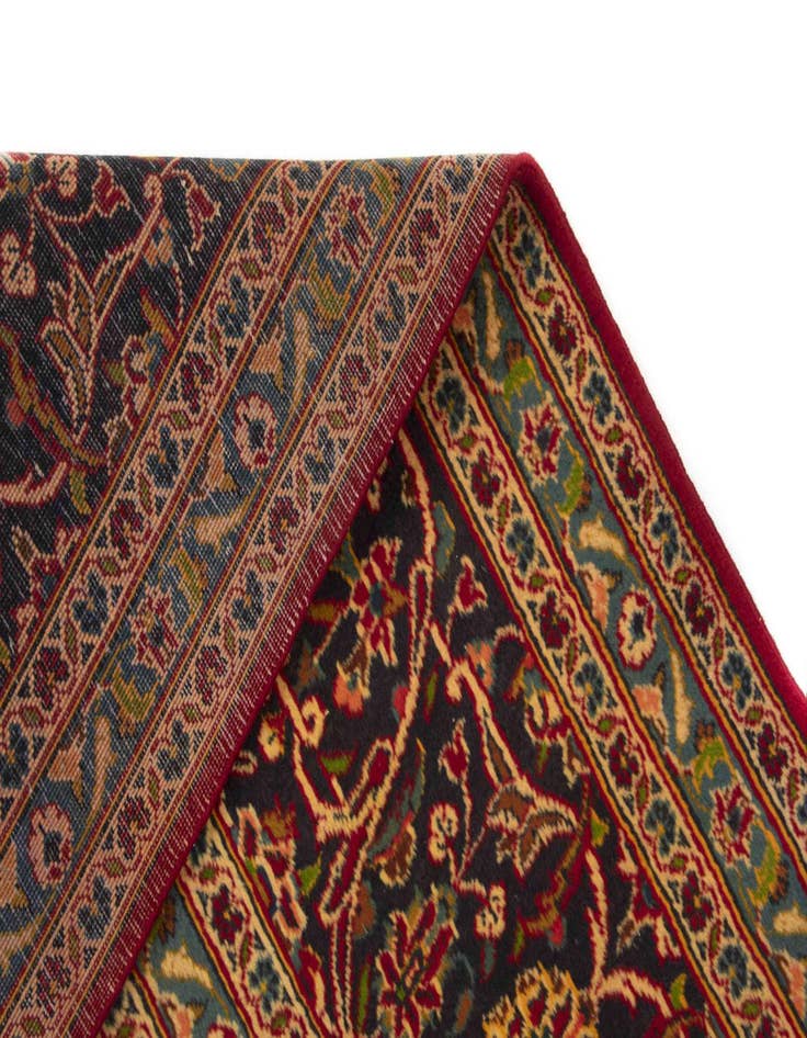 Detail image of  9' 11 x 13' 3  Hand Knotted Kashan Persian Rug