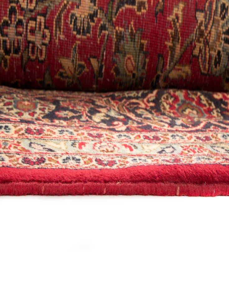 Detail image of  9' 7 x 12' 11  Hand Knotted Kashan Persian Wool Rug