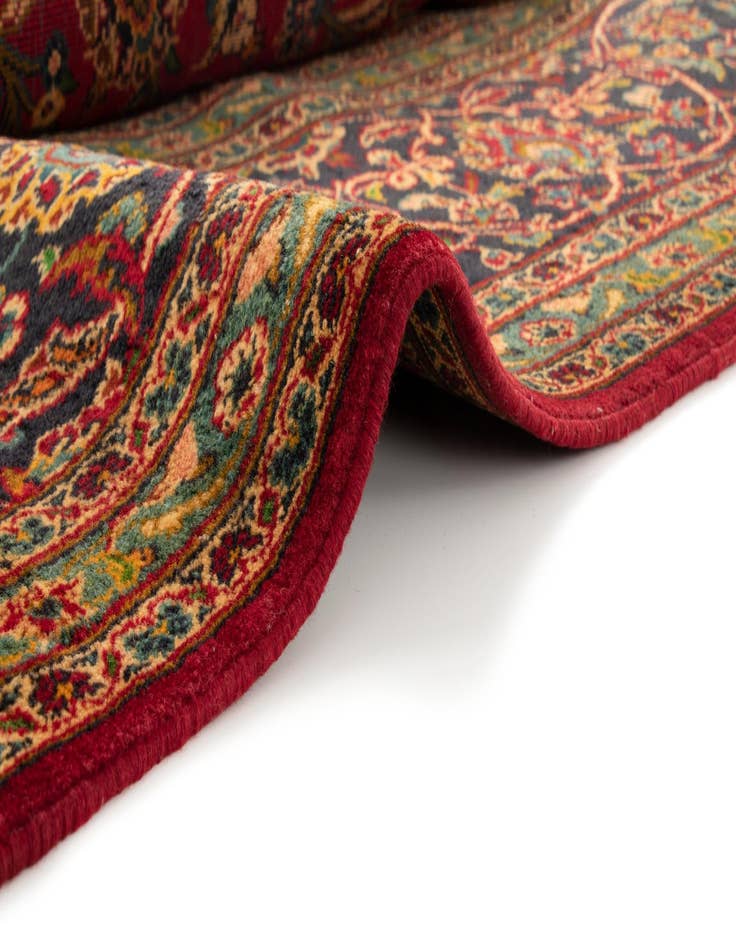 Detail image of  9' 5 x 12' 10  Hand Knotted Kashan Persian Rug