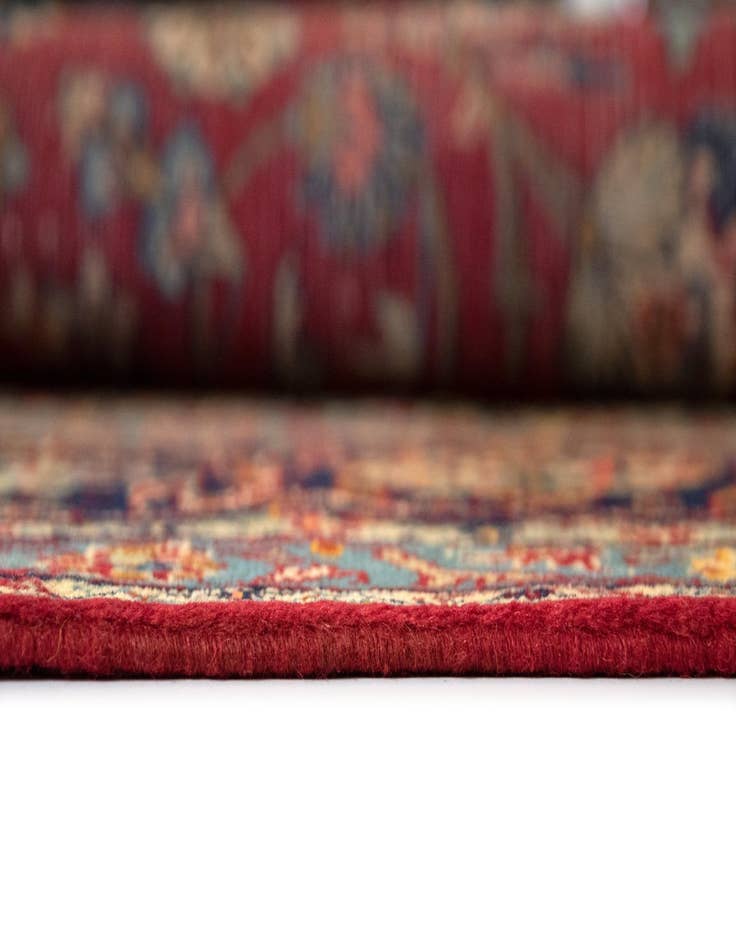 Detail image of  9' 7 x 13' 1  Hand Knotted Kashan Persian Wool Rug