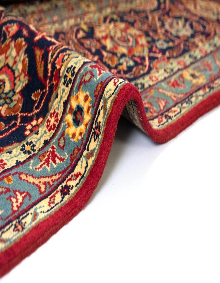 Detail image of  9' 7 x 13' 1  Hand Knotted Kashan Persian Wool Rug