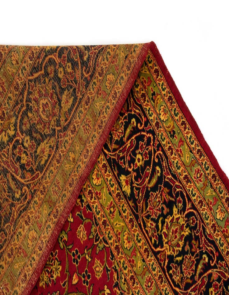 Detail image of  9' 5 x 14' 2  Hand Knotted Kashan Persian Wool Rug