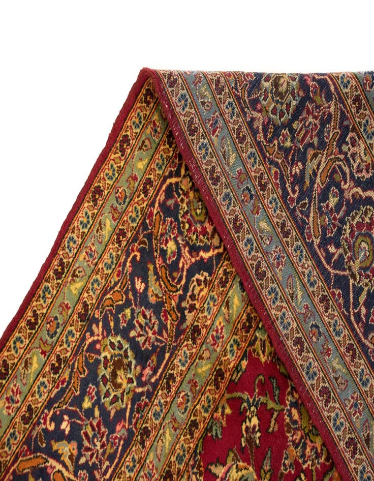 Detail image of  8' 4 x 12' 6  Hand Knotted Kashan Persian Wool Rug