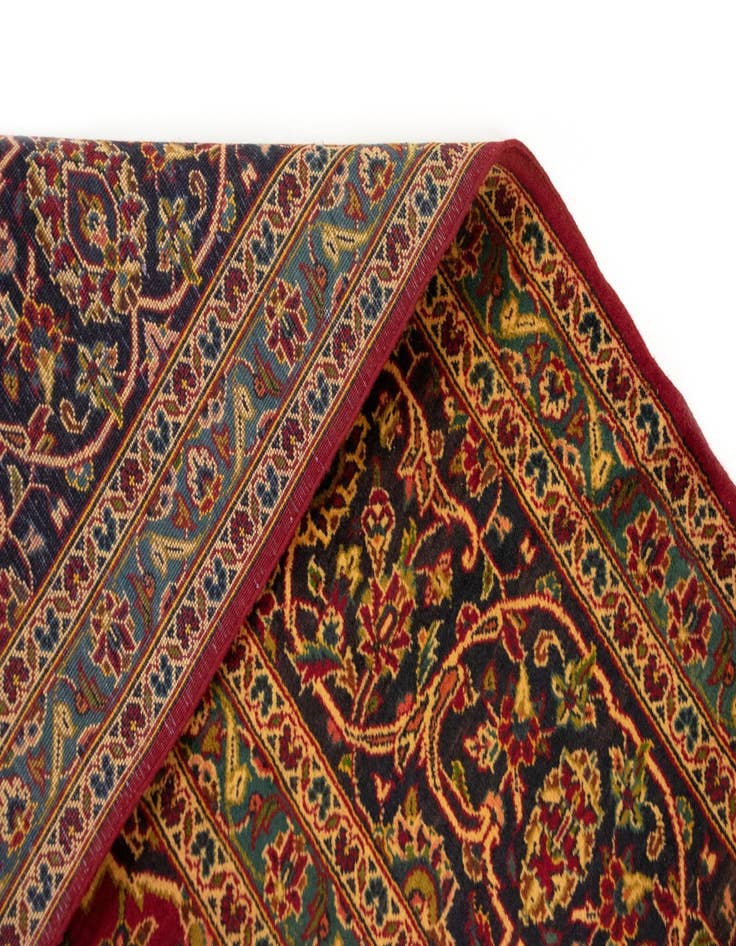 Detail image of  9' 7 x 13' 1  Hand Knotted Kashan Persian Wool Rug