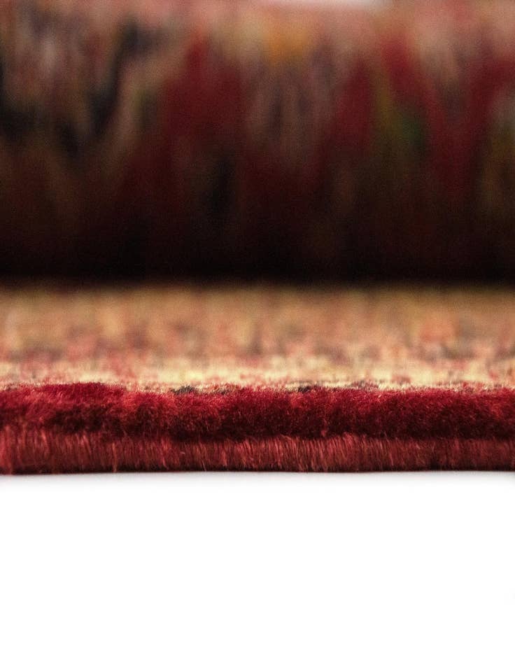 Detail image of  6' 8 x 9' 10  Hand Knotted Kashan Persian Wool Rug