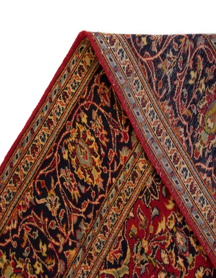 Detail image of  6' 6 x 9' 11 Kashan Wool Rug