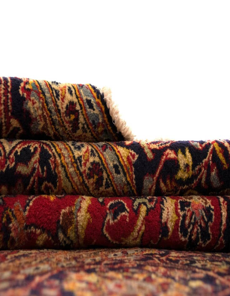 Detail image of  6' 6 x 9' 11 Kashan Wool Rug