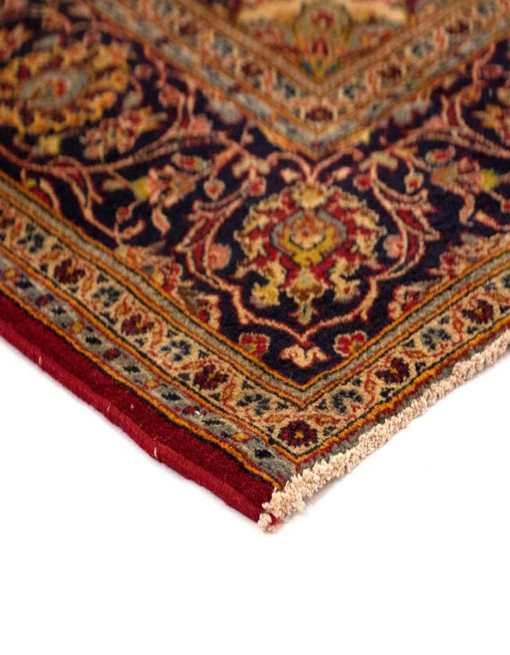 Detail image of  6' 6 x 9' 11 Kashan Wool Rug