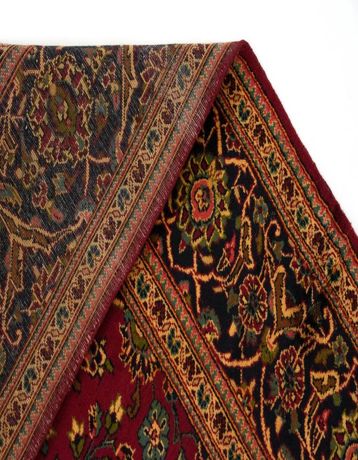 Detail image of  7' 10 x 12'  Hand Knotted Kashan Persian Wool Rug