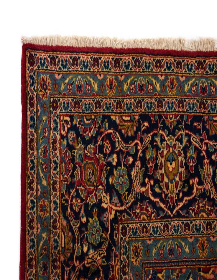 Detail image of  8' 2 x 12' 3  Hand Knotted Kashan Persian Rug
