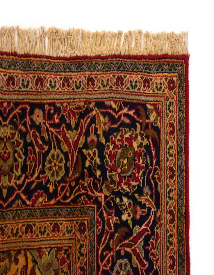 Detail image of  8' 3 x 11' 4  Hand Knotted Kashan Persian Rug