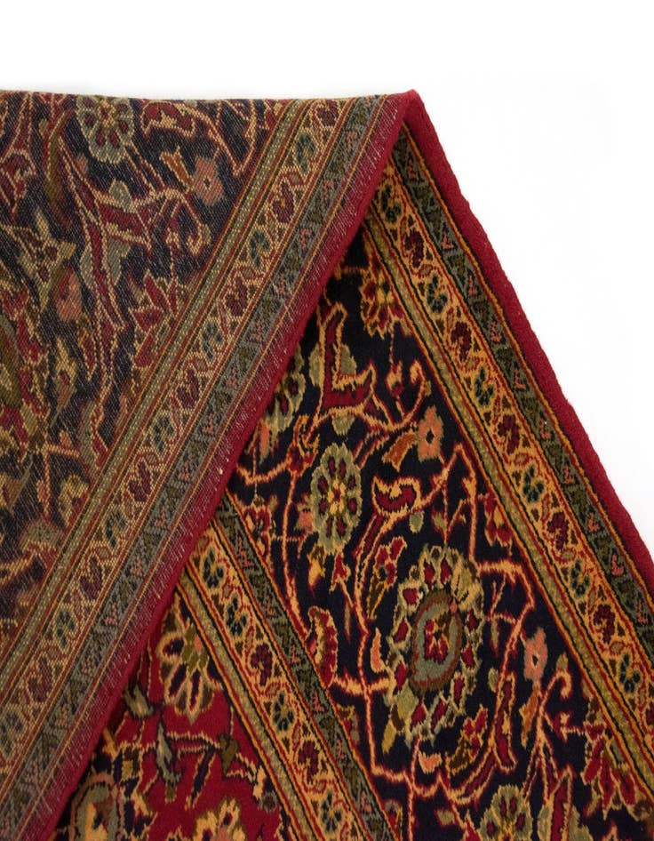 Detail image of  8' 3 x 11' 4  Hand Knotted Kashan Persian Rug