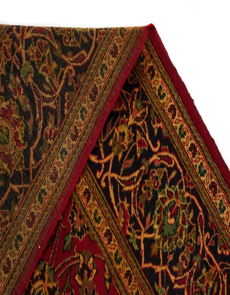 Detail image of  7' 10 x 11' 3  Hand Knotted Kashan Persian Rug