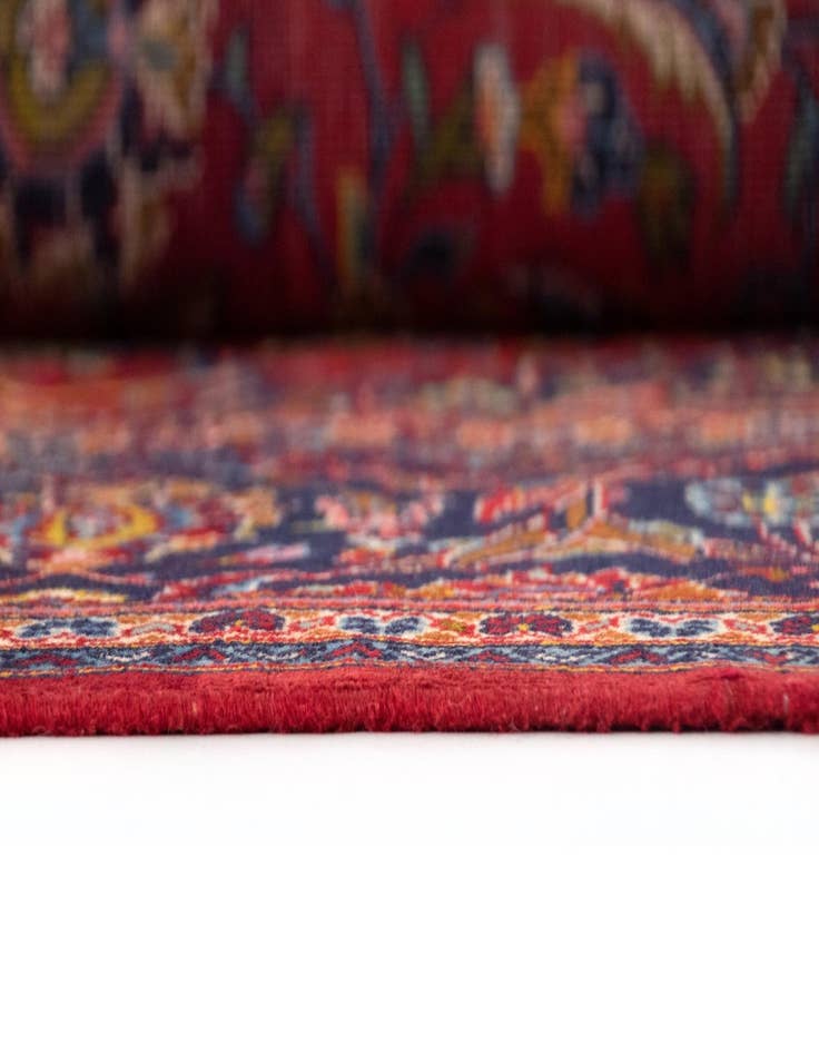 Detail image of  6' 6 x 9' 10 Kashan Wool Rug