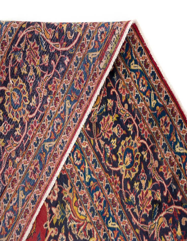 Detail image of  8' 1 x 11' 6 Kashan Wool Rug
