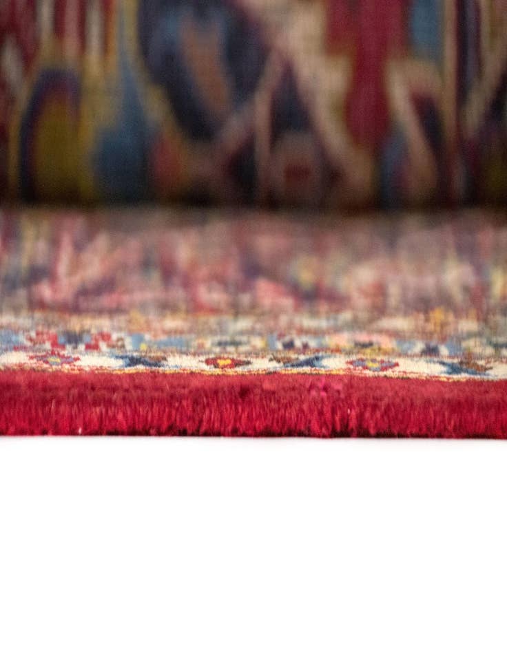 Detail image of  8' 1 x 11' 6  Hand Knotted Kashan Persian Rug