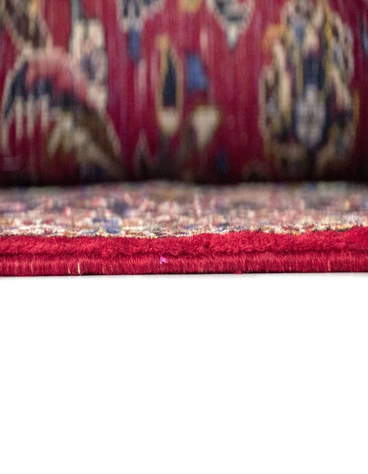 Detail image of  9' 9 x 13' 5  Hand Knotted Kashan Persian Rug