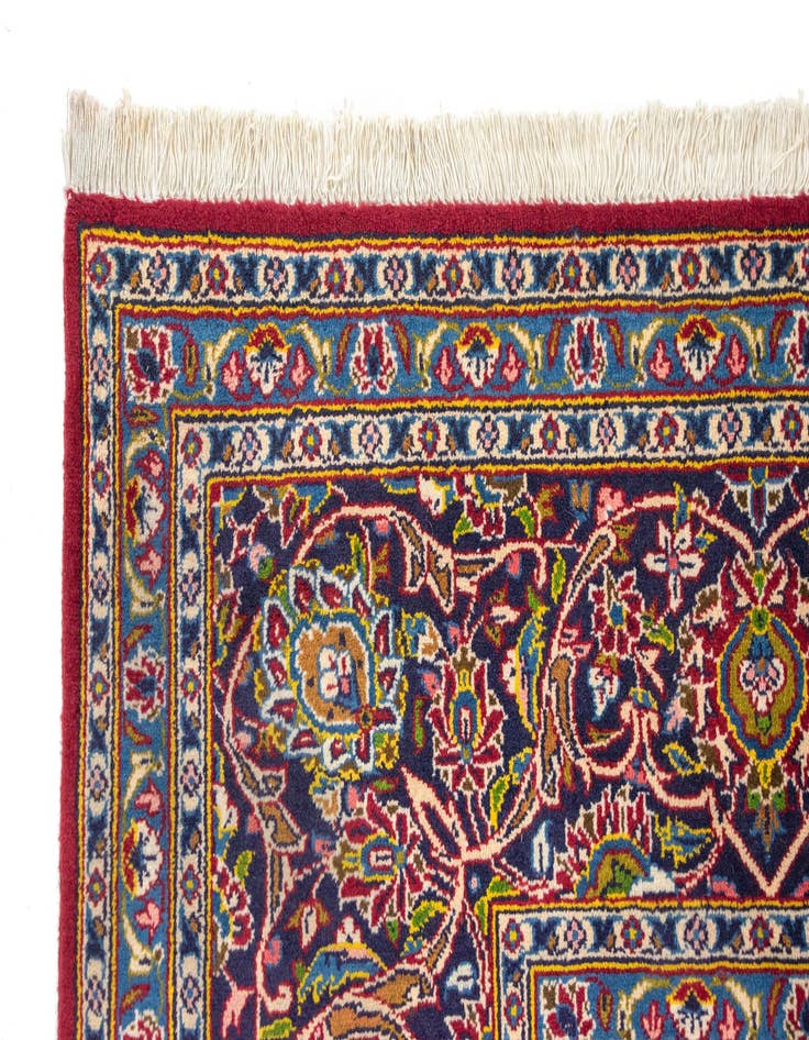 Detail image of  10' x 13' 1  Hand Knotted Kashan Persian Wool Rug