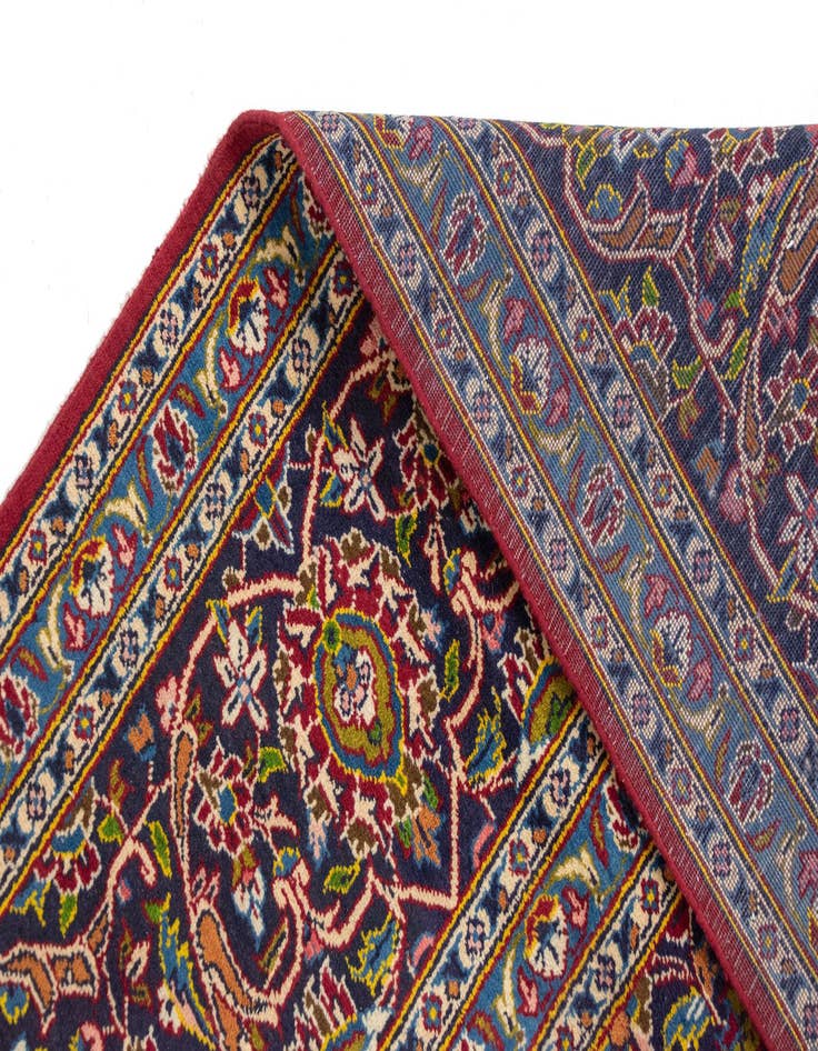 Detail image of  10' x 13' 1  Hand Knotted Kashan Persian Wool Rug