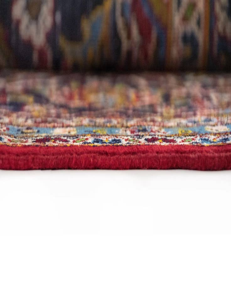 Detail image of  9' 10 x 13'  Hand Knotted Kashan Persian Wool Rug