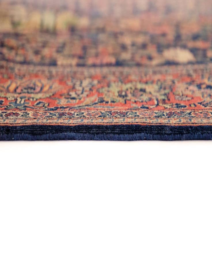 Detail image of  4' 4 x 6' 10  Hand Knotted Kashan Persian Rug