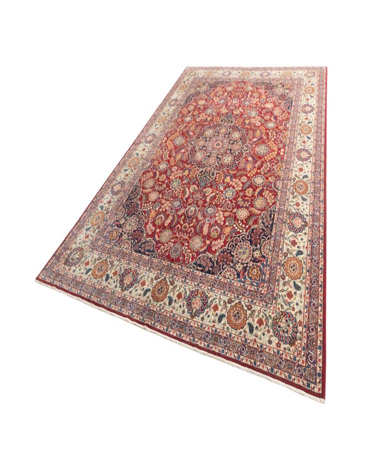 Detail image of  10' 5 x 14' 8 Kashan Rug