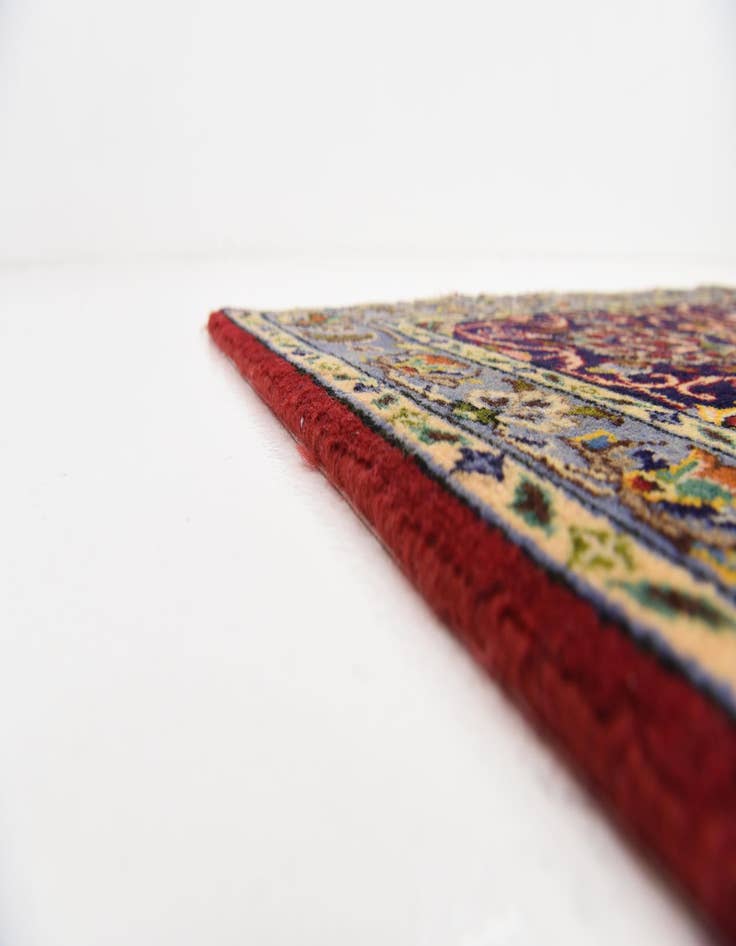 Detail image of  9' 6 x 13' 1  Hand Knotted Kashan Persian Wool Rug