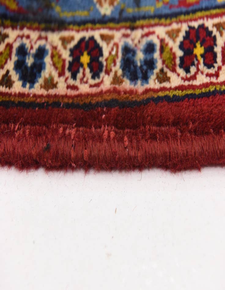 Detail image of  9' 10 x 12' 10  Hand Knotted Kashan Persian Wool Rug