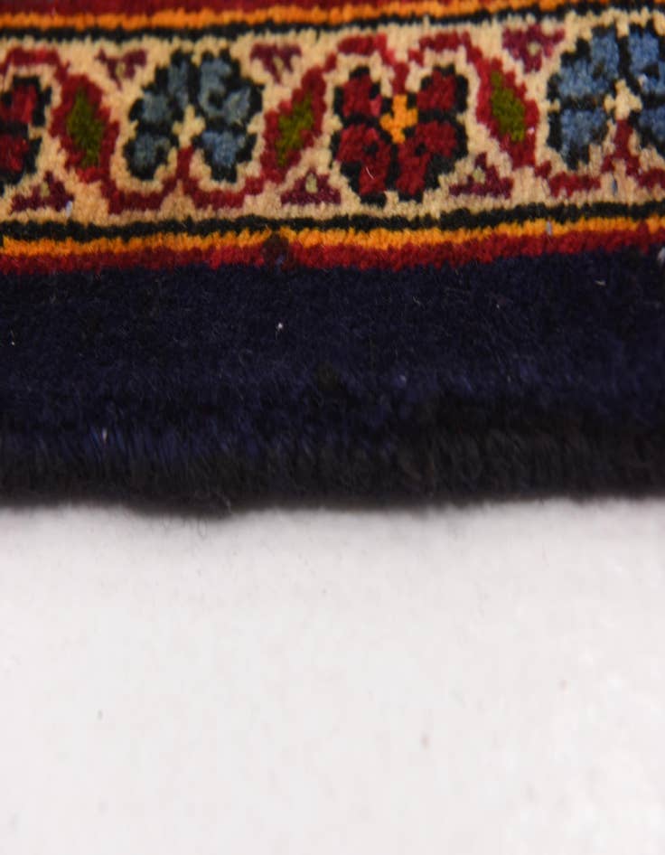 Detail image of  9' 10 x 13' 6  Hand Knotted Kashan Persian Wool Rug