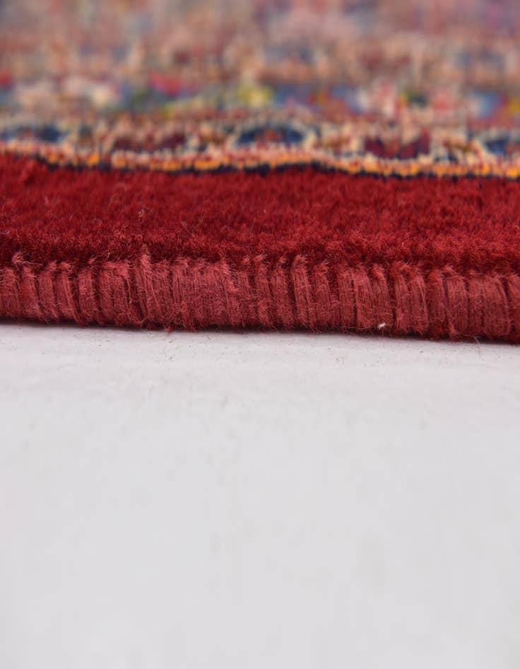 Detail image of  9' 6 x 13'  Hand Knotted Kashan Persian Wool Rug